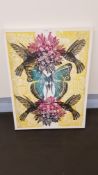 Humming Birds Canvas Print By Amanda Colville (600 X 800 X 20mm)