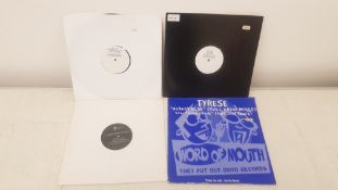 4 X 12" Vinyl. 1 X Kam Pain Boom Boom Shoot Em Up EP Passion Records 7 Test Press, 1 X Kam Pain