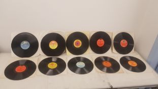 10 X Vinyl Albums (No Cover). 1 X BBC Records Music And Effects For Home Movies 1971, 1 X Loving