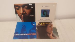 4 X 12" Vinyl. 1 X Barry Boom Taste Of Things To Come, 1 X Leama Labrynth. 1 X Charlie Brown Go