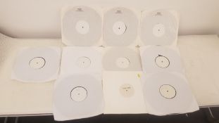 10 X 12" White Label Promo / Pressing. 1 X Vixen 12002, 1 X Only Your Love & 1 X MV001. (7 X No