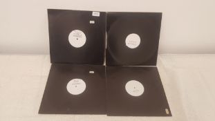 4 X White Label Promo 12" Vinyl. 1 X Michael James & Dangle Vs Riggsy & Bazza B Your Way, 1 X Jus