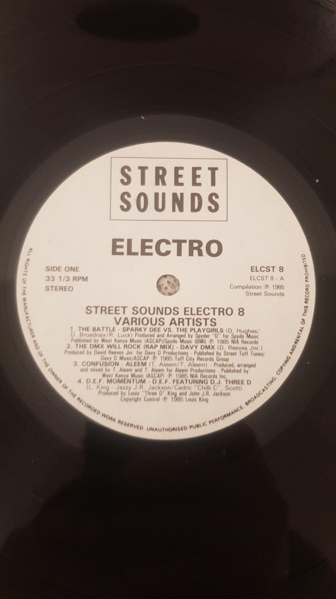 4 X Vinyl. 1 X Street Sounds Electro 8 Various Artists 1986 (No Cover), 1 X Trojan Records Tighte - Image 2 of 5