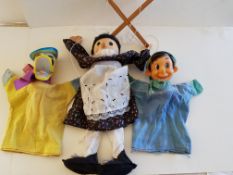 Vintage Hand and String Puppets