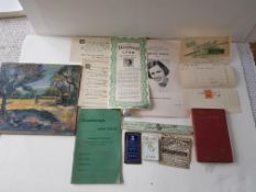 Early 1900's Ephemera