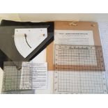 Vintage Douglas Combined Protractors And Adjustable Set Square