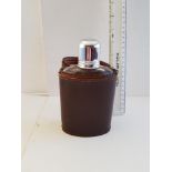 Spirit Flask in leather Case