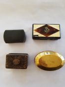 Collection of Vintage Snuff Boxes.