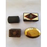 Collection of Vintage Snuff Boxes.