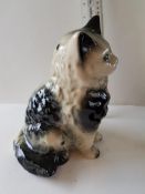 Large Pottery Cat