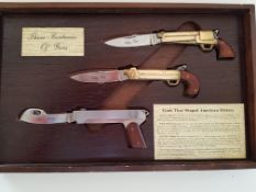 Gun Shaped Pocket Knives Collection.