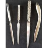 Silver Letter Opener and others