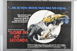 Original "Gone in 60 Seconds" Cinema Poster