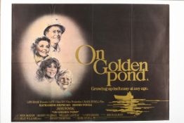 Original 'On Golden Pond' Cinema Poster