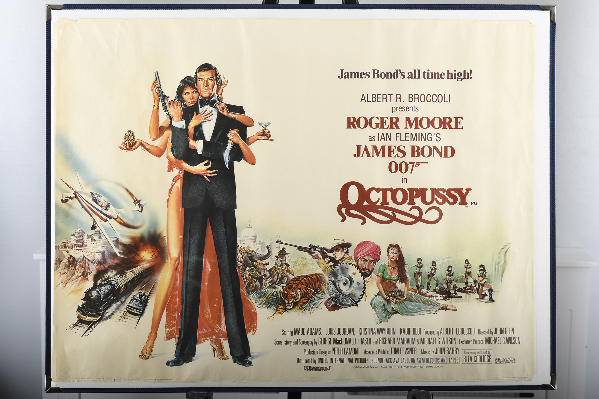 Original 'Octopussy' Cinema Poster