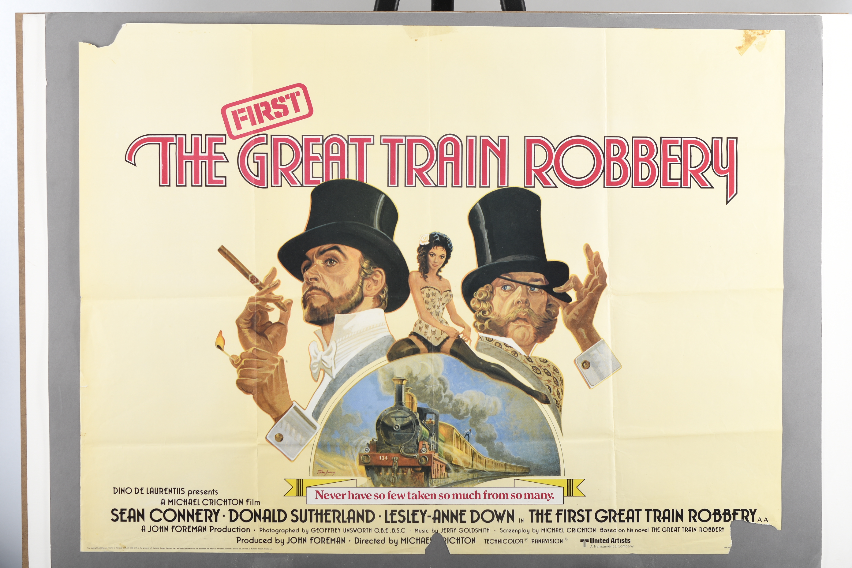 Original "The First Great Train Robbery" Film Poster