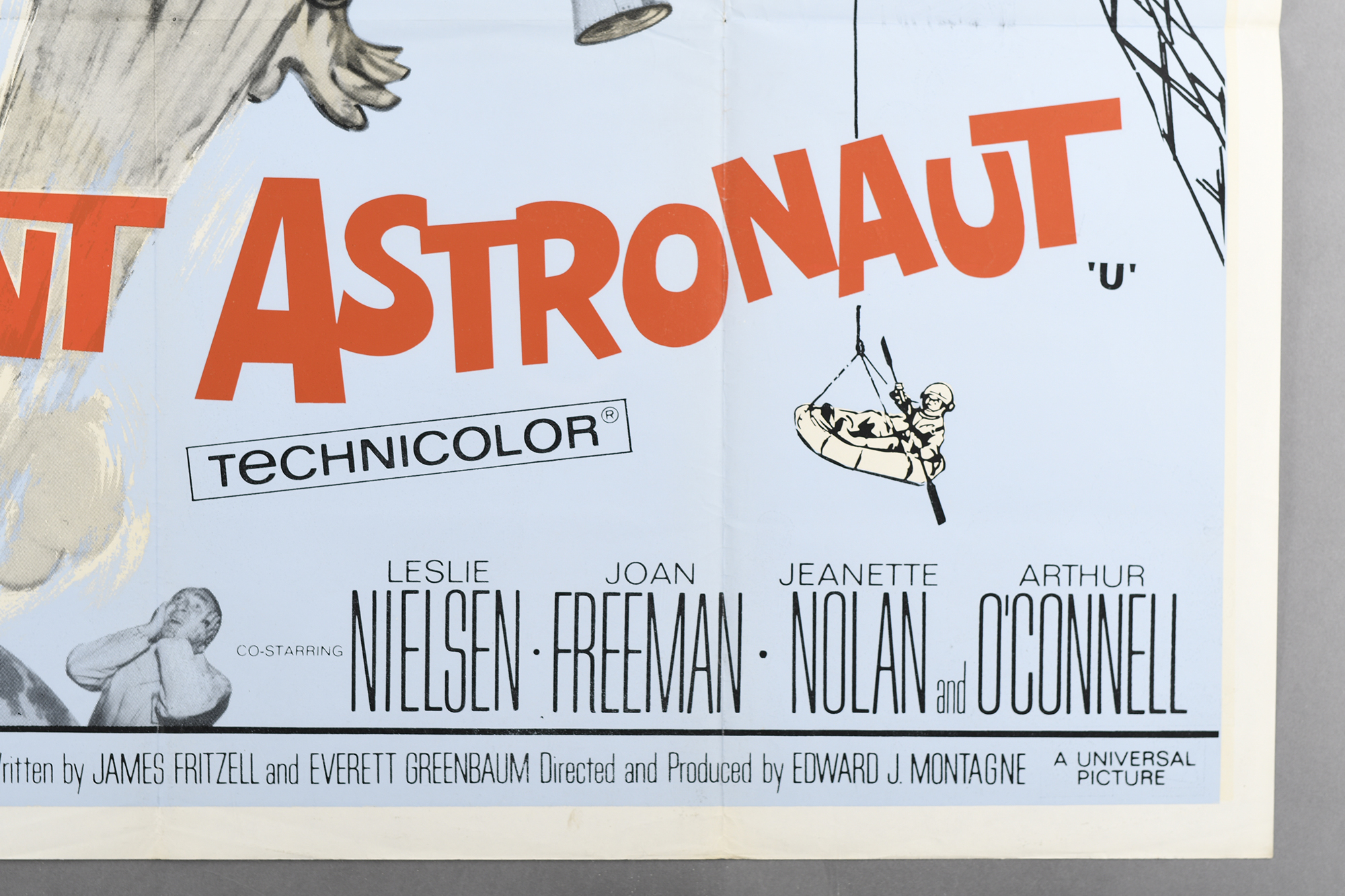 Original "The Reluctant Astronaut" Film Poster - Image 5 of 6