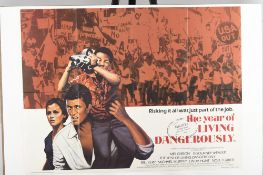 Original "The Year of Living Dangerously" Cinema Poster