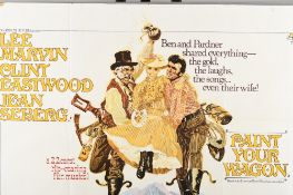 Original "Paint Your Wagon" Cinema Poster