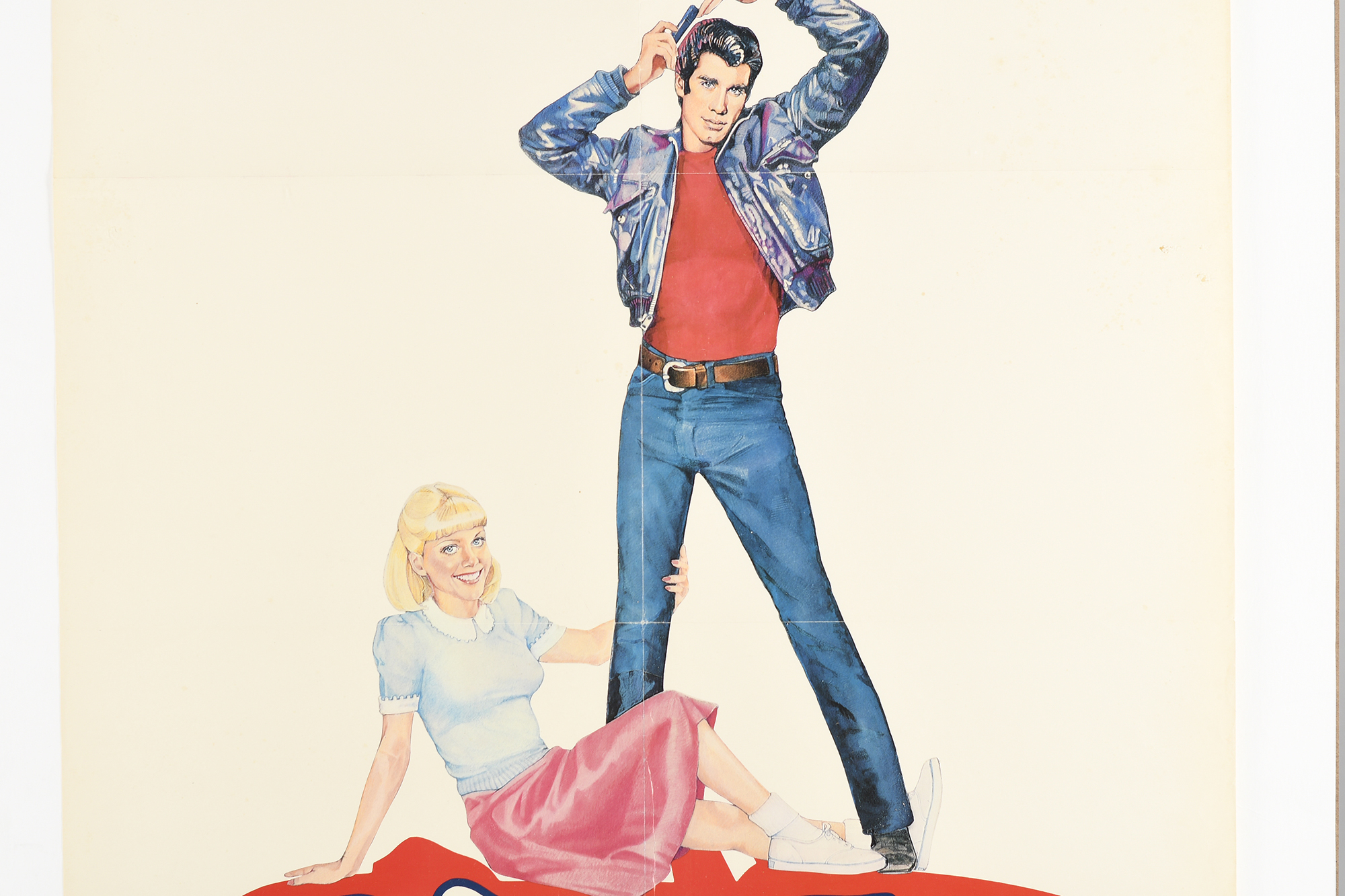 Original "Grease" Film Poster - Image 12 of 12