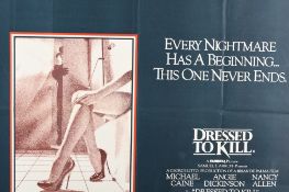 Original "Dressed to Kill" Film Poster