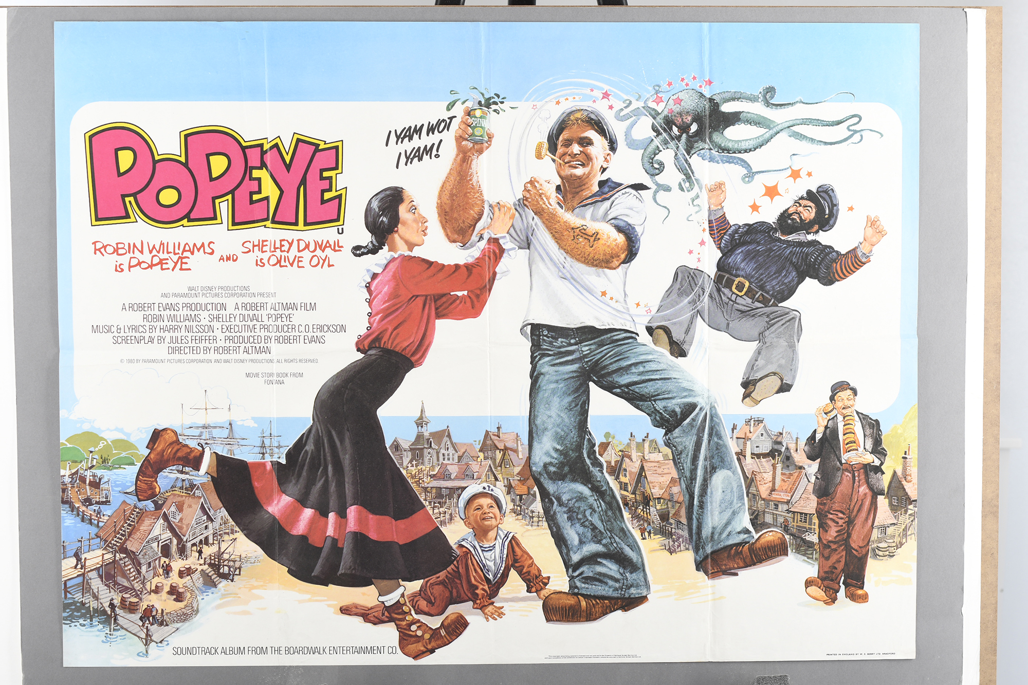 Original 'Popeye' Cinema Poster