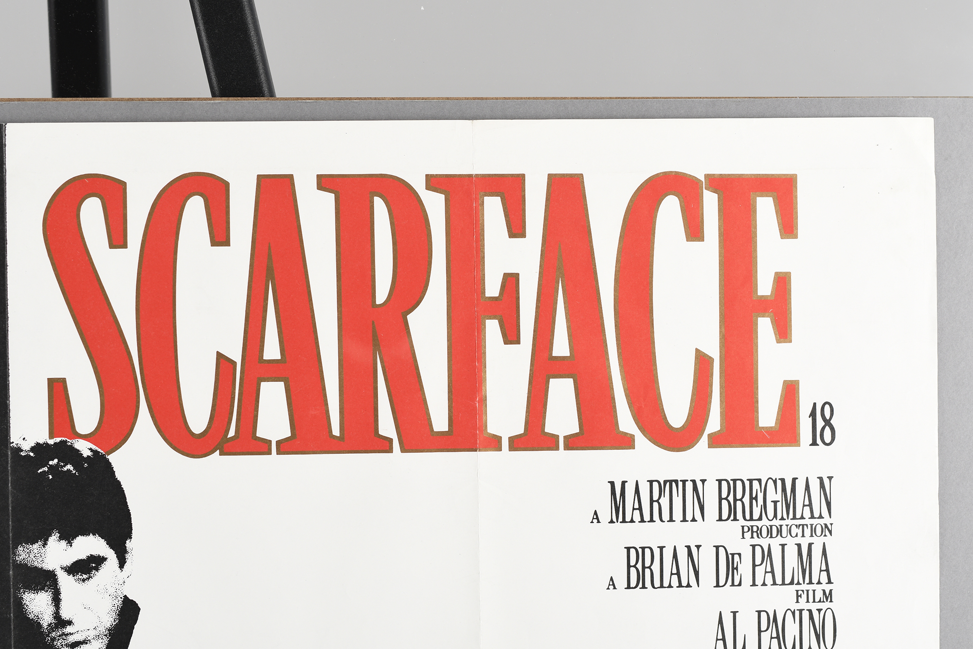 Original 'Scarface' Cinema Poster. - Image 6 of 8