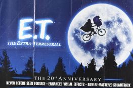 Original "E.T.: the Extra-Terrestrial" 20th Anniversary Film Poster