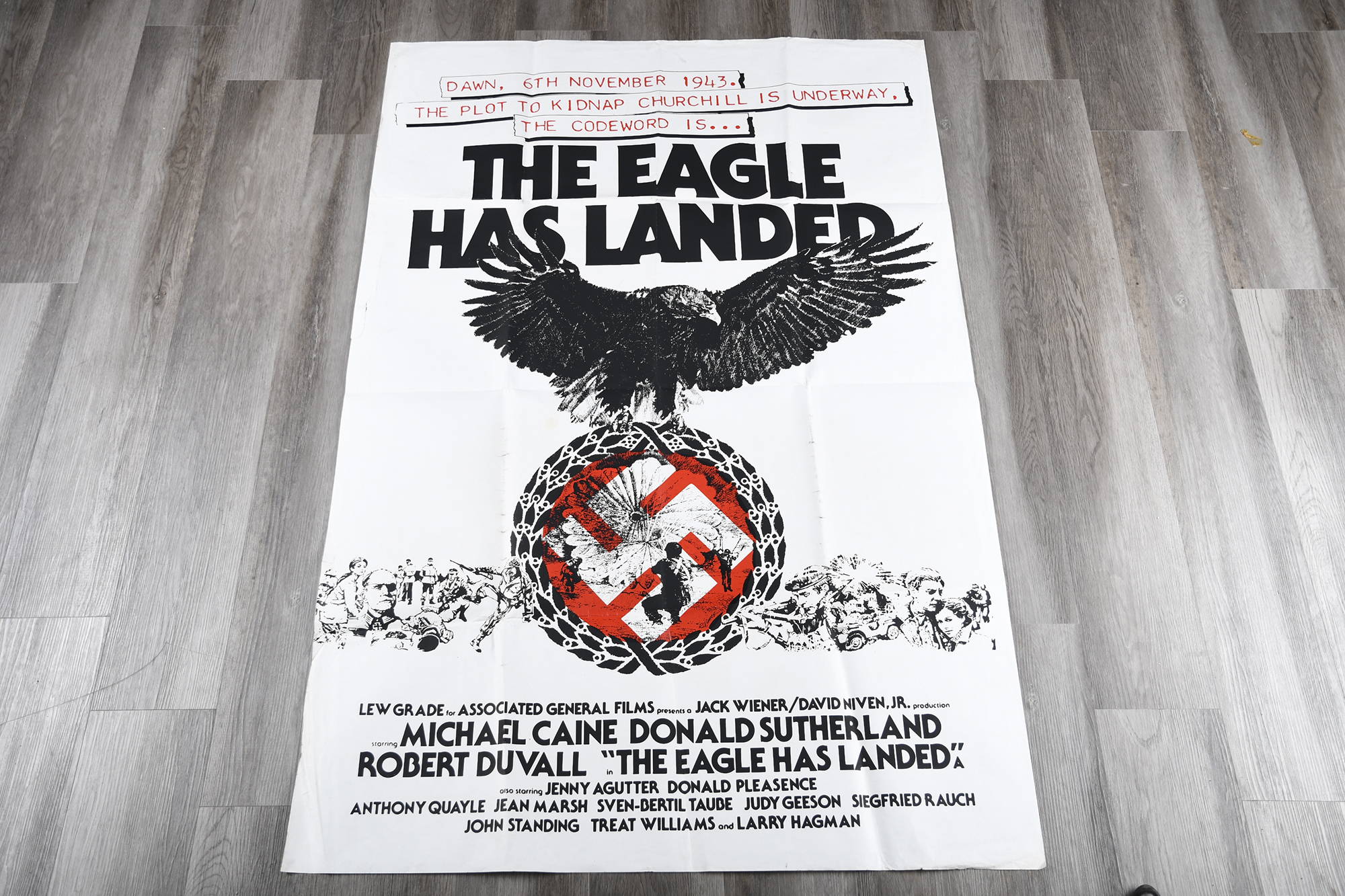 "The Eagle Has Landed" original Cinema Poster. 60"x40"