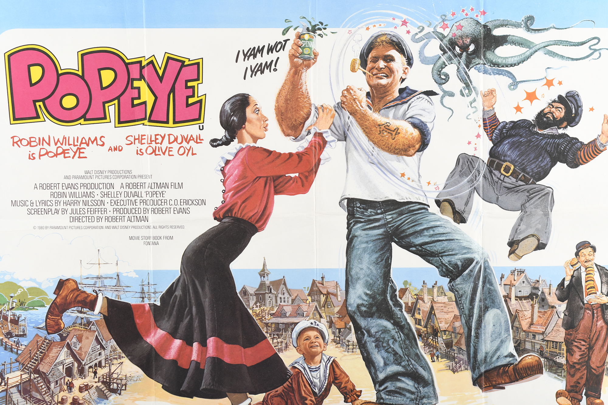 Original 'Popeye' Cinema Poster - Image 7 of 7