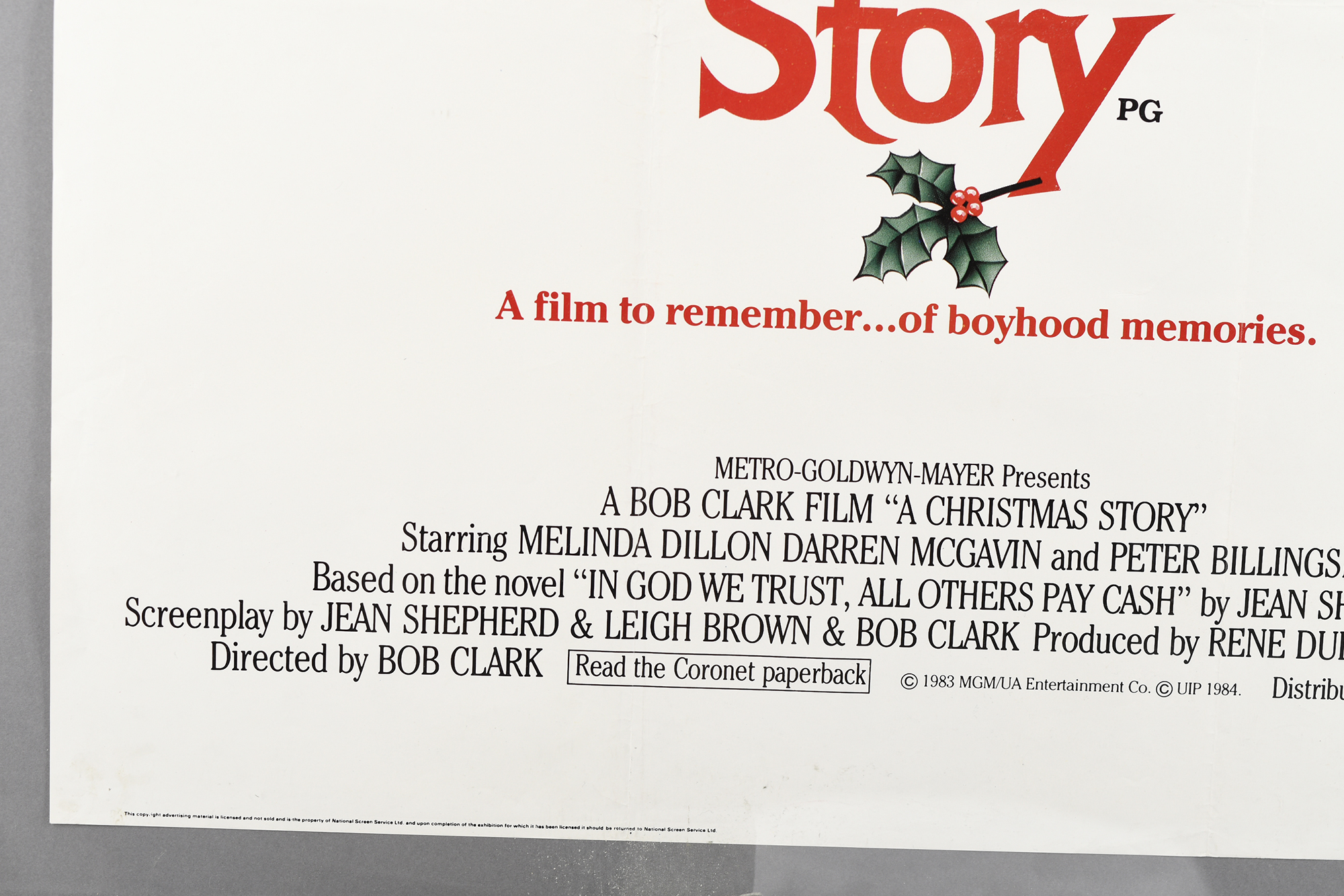 Original 'A Christmas Story' Cinema Poster - Image 5 of 8