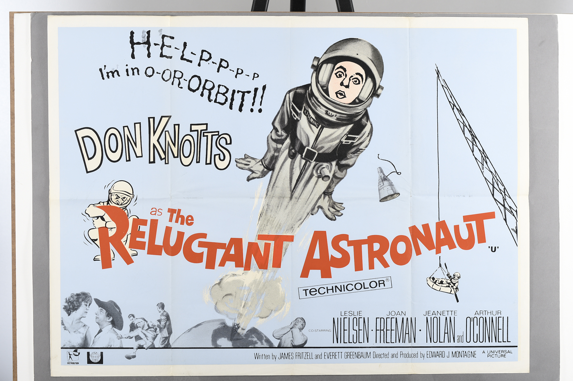 Original "The Reluctant Astronaut" Film Poster