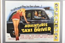 Original "Adventures of a Taxi Driver" Film Poster