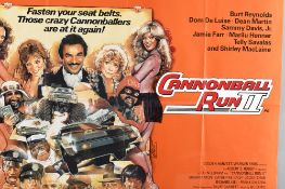 Original "Cannonball Run II" Film Poster