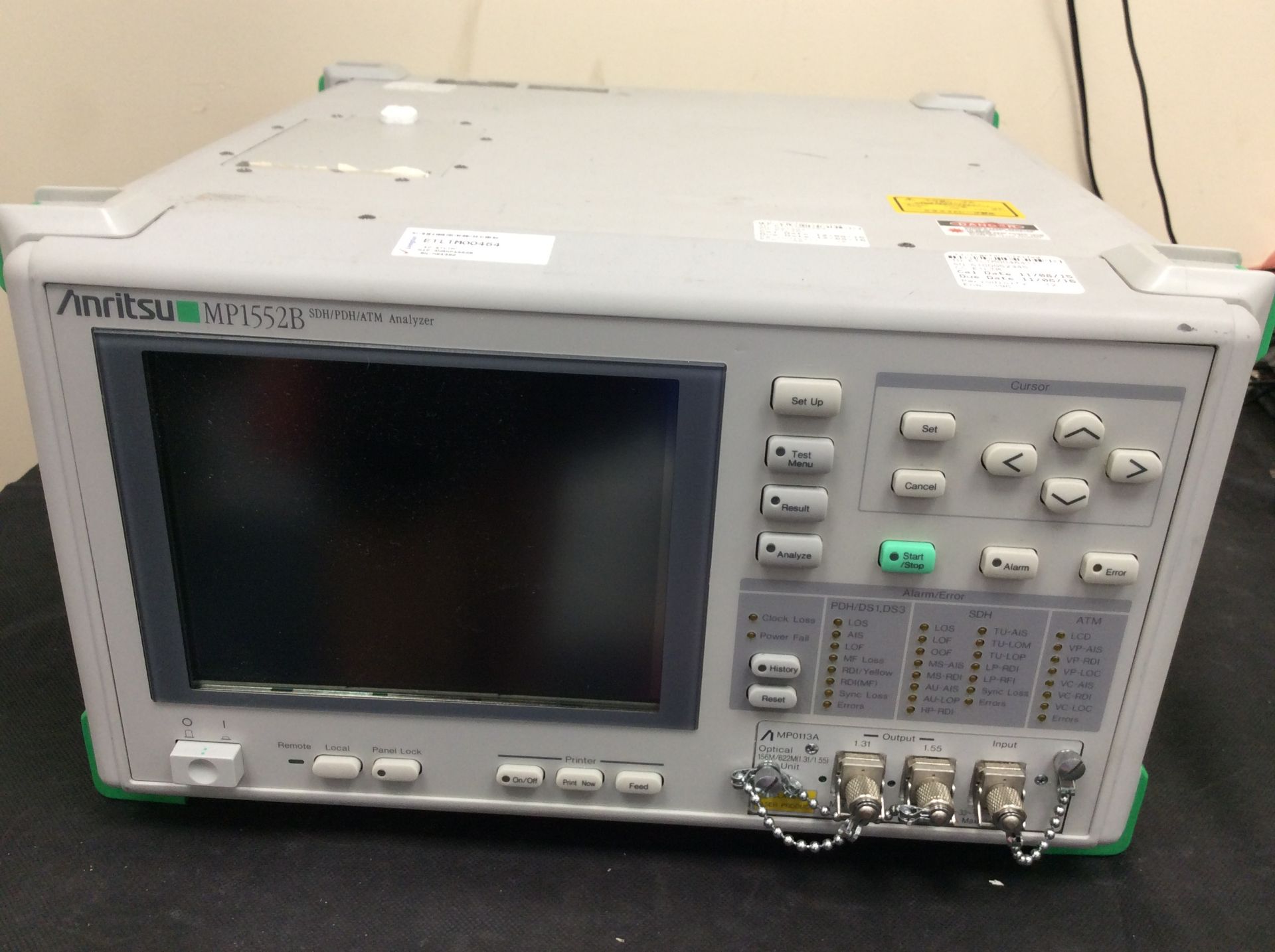 ANRITSU MP1552B SDH/PDH/ATM ANALYZERWITH BUILT IN PRINTER