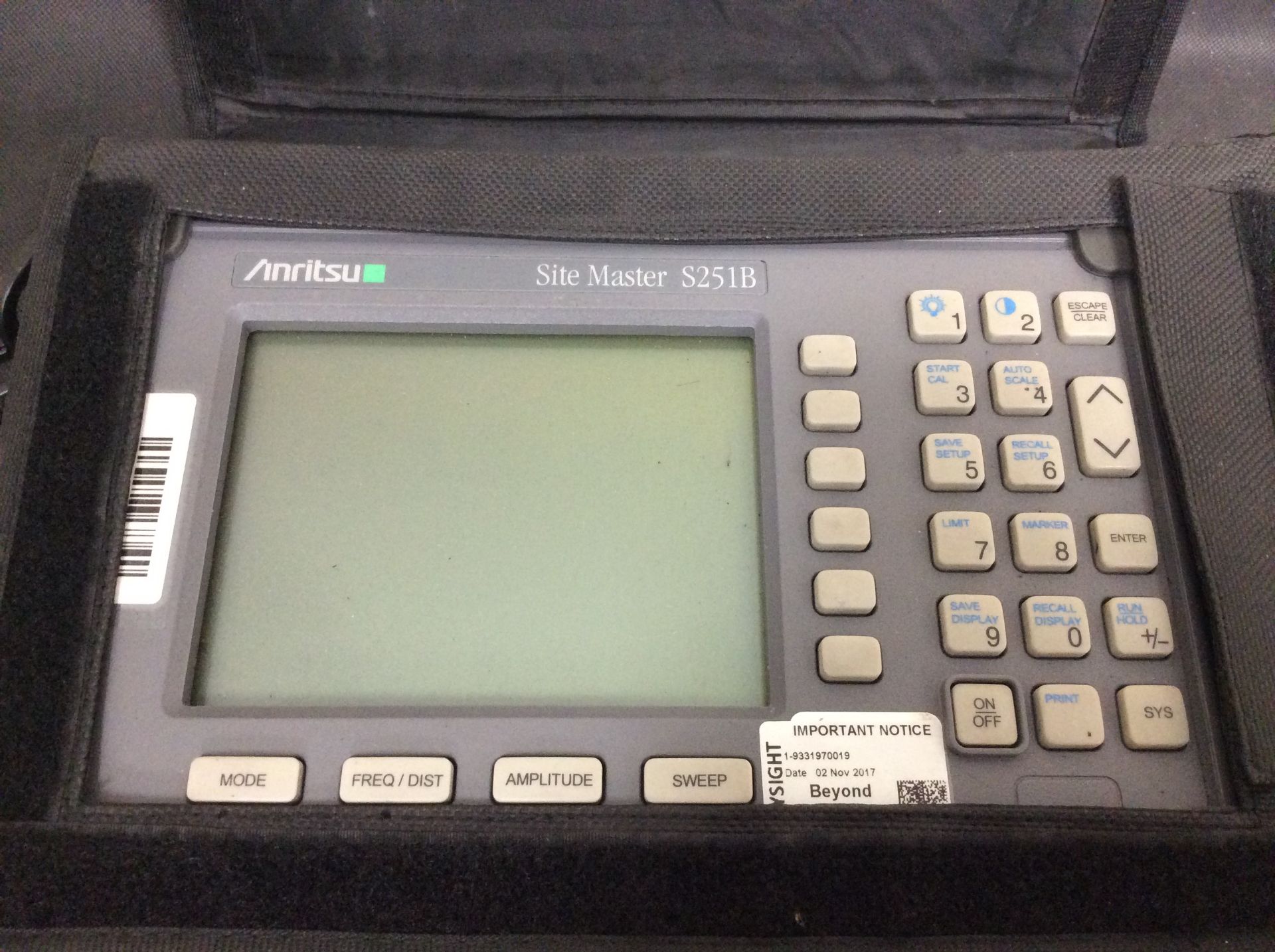 ANRITSU SITEMASTER S251B ANTENNA ANALYZER - Image 2 of 3