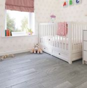 1.7 Meter Square of MALMO Narrow Plank Vinyl Flooring in Anthracite / Dark Grey And 1.37 Square Met
