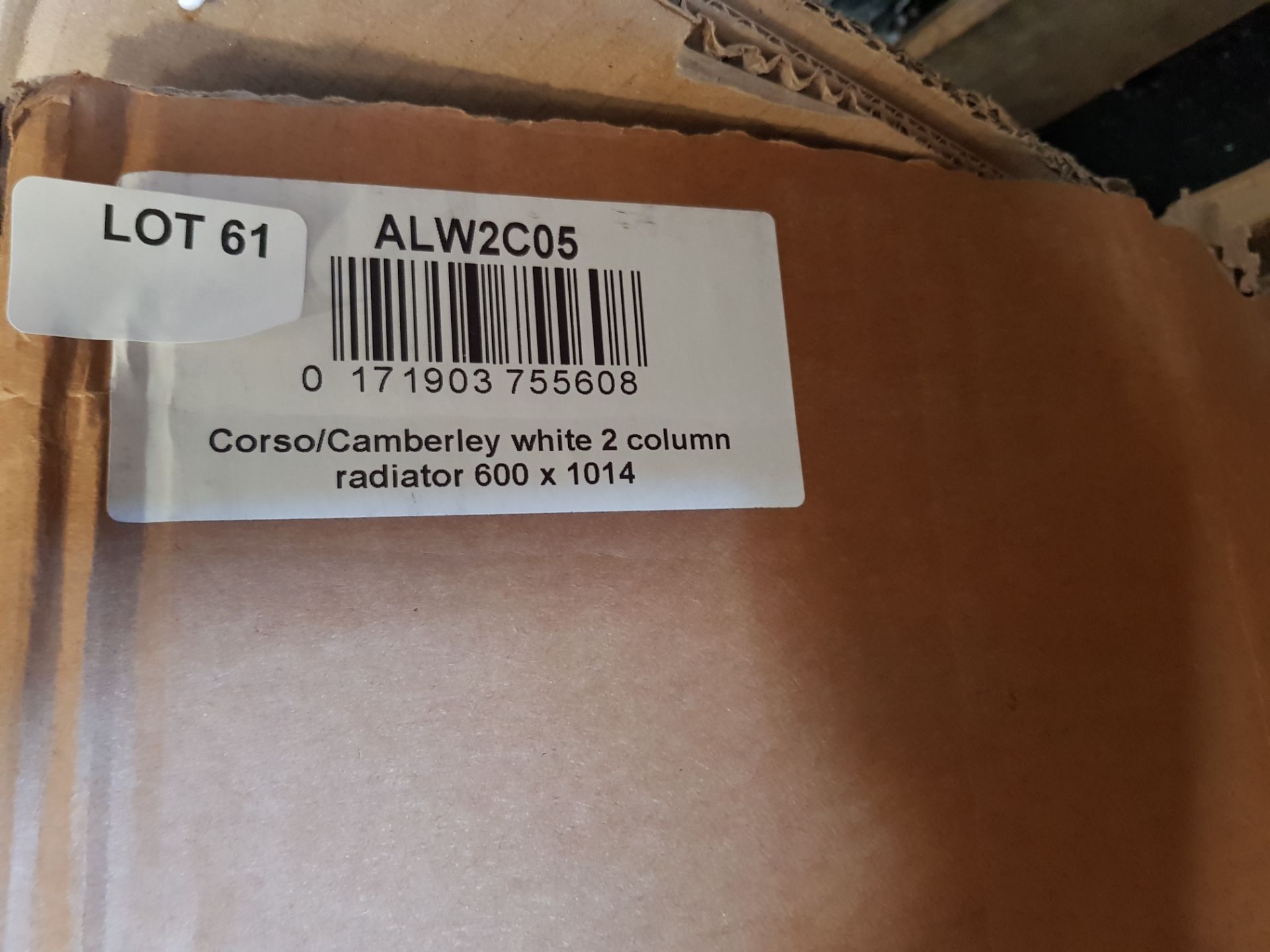 Corso/Camberley white 2 column radiator 600 x 1014 RRP £169 (ALW2C05) - Image 6 of 6