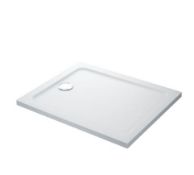 760 x 760 x 40mm Slimline Stone Resin Shower Tray TR01 RRP £129