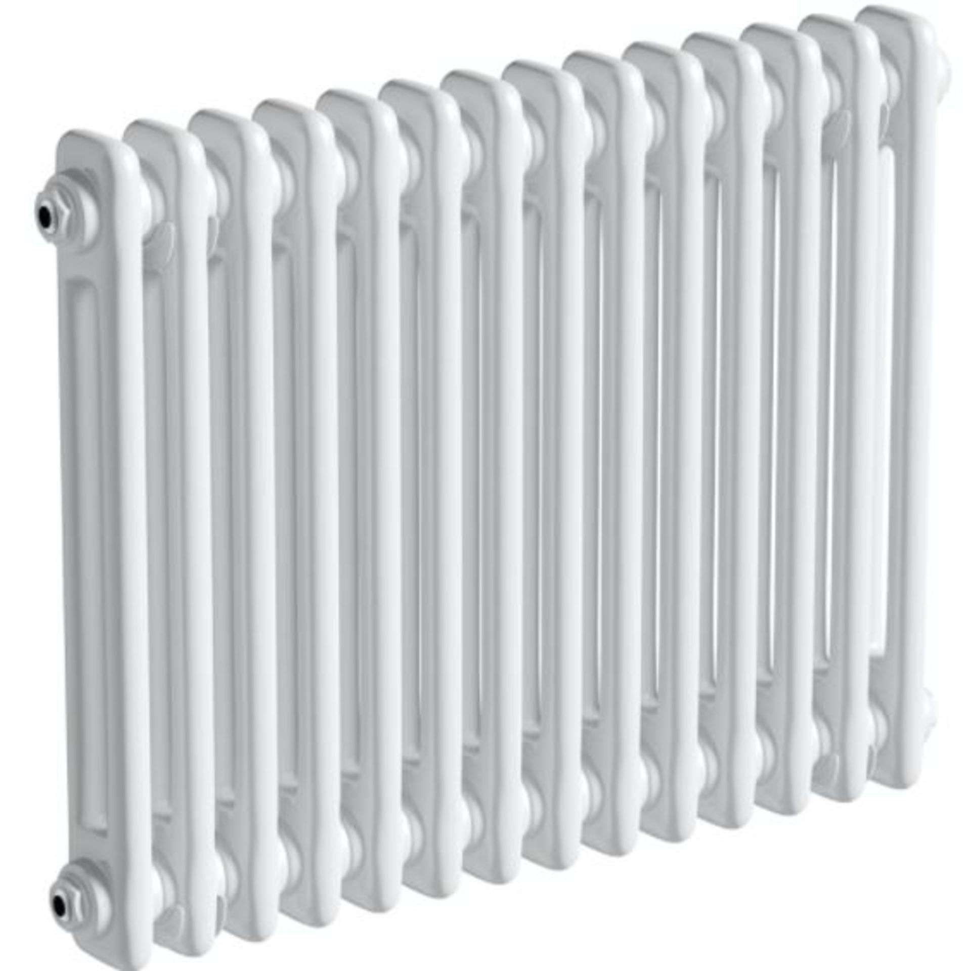Corso/Camberley white 2 column radiator 600 x 1014 RRP £169 (ALW2C05) - Image 2 of 6