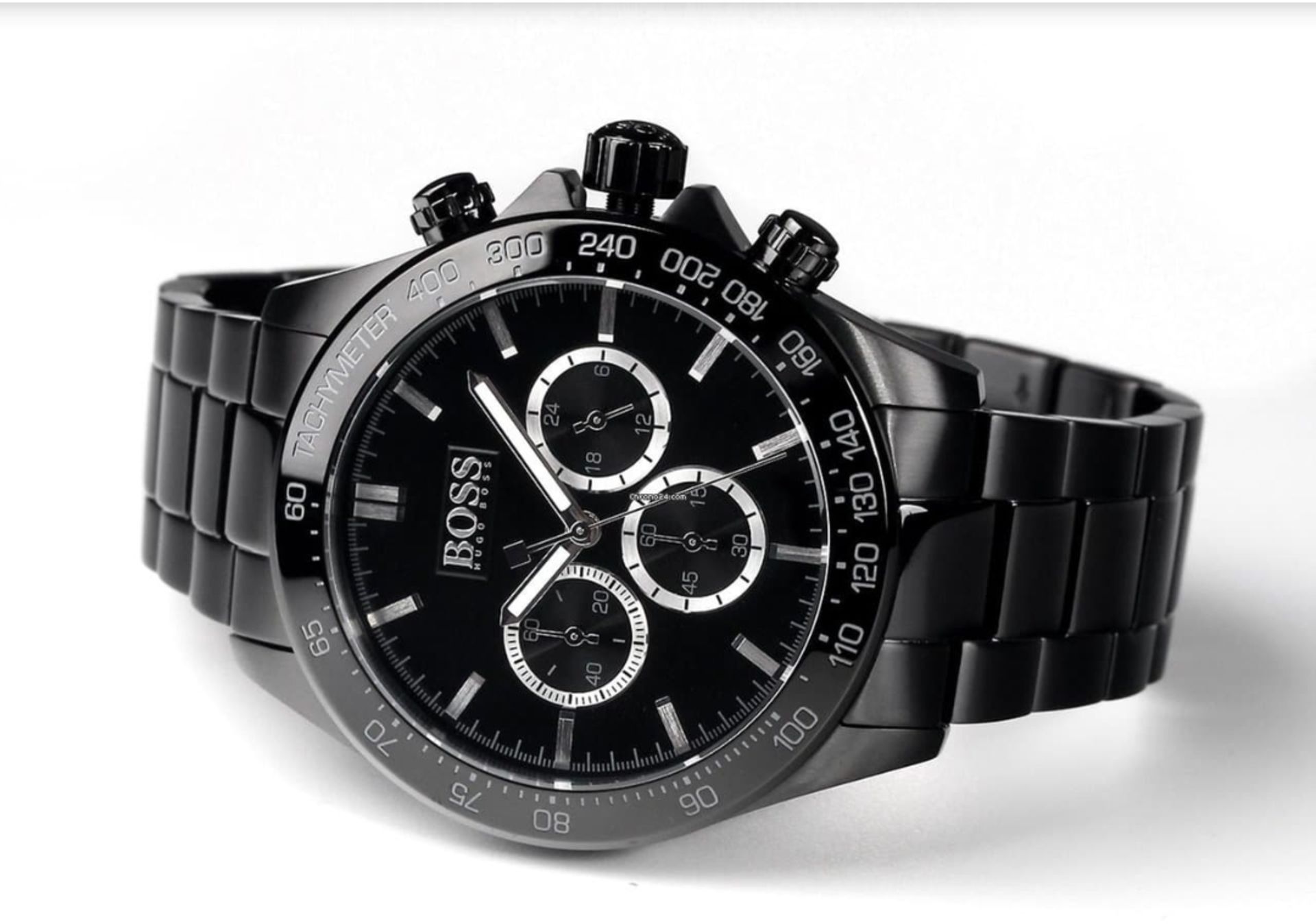 Hugo Boss 1512961 Men's Ikon Black Bracelet Chronograph Watch - Image 3 of 4