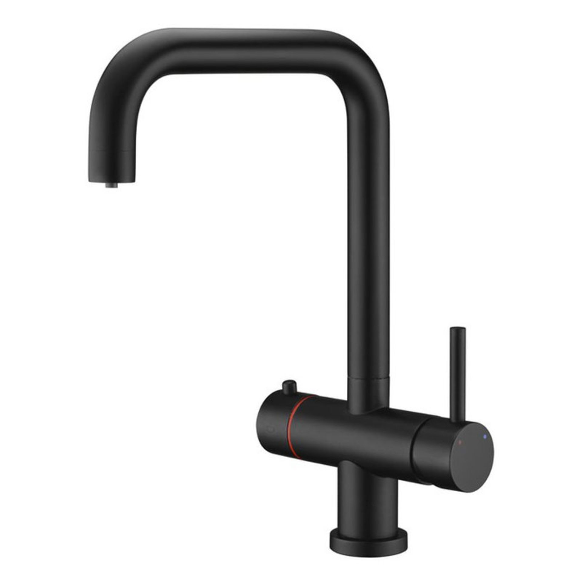 New (G4) Prima Plus 3 In 1 Hot Water Black Kitchen Mixer Tap. RRP £899.70 Complete With Tank. ...