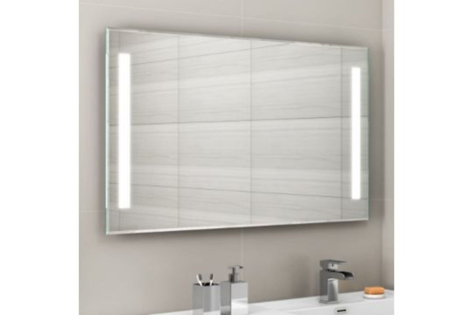 New 1000x600mm Omega Illuminated Led Mirror. RRP £474.99.Ml7004.Led Power The Led Gives Insta...