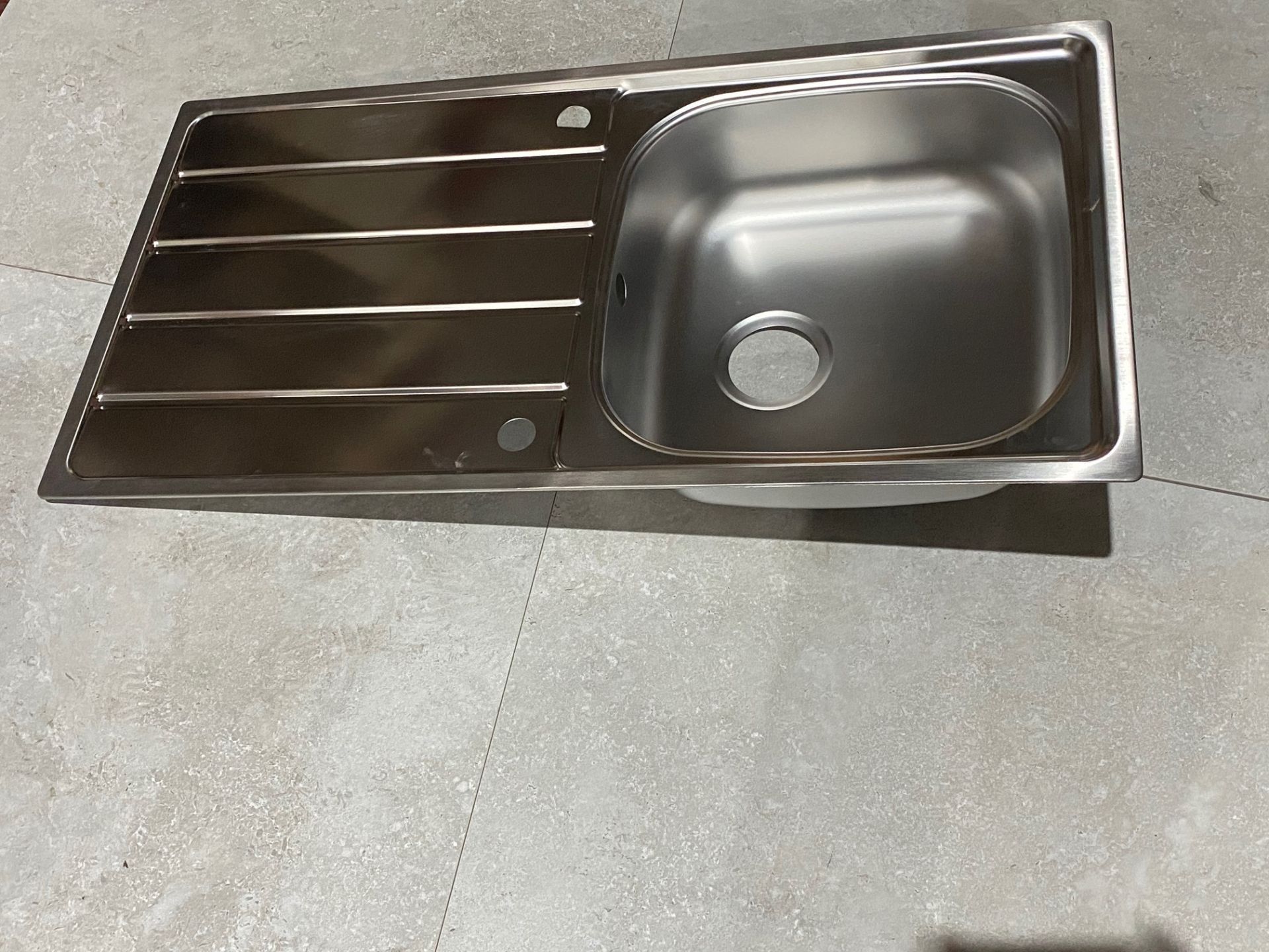 New (H115) 970x500mm Teka Stainless Steel Sink Bowl.  New (H115) 970x500mm Teka Stainless Steel Sink