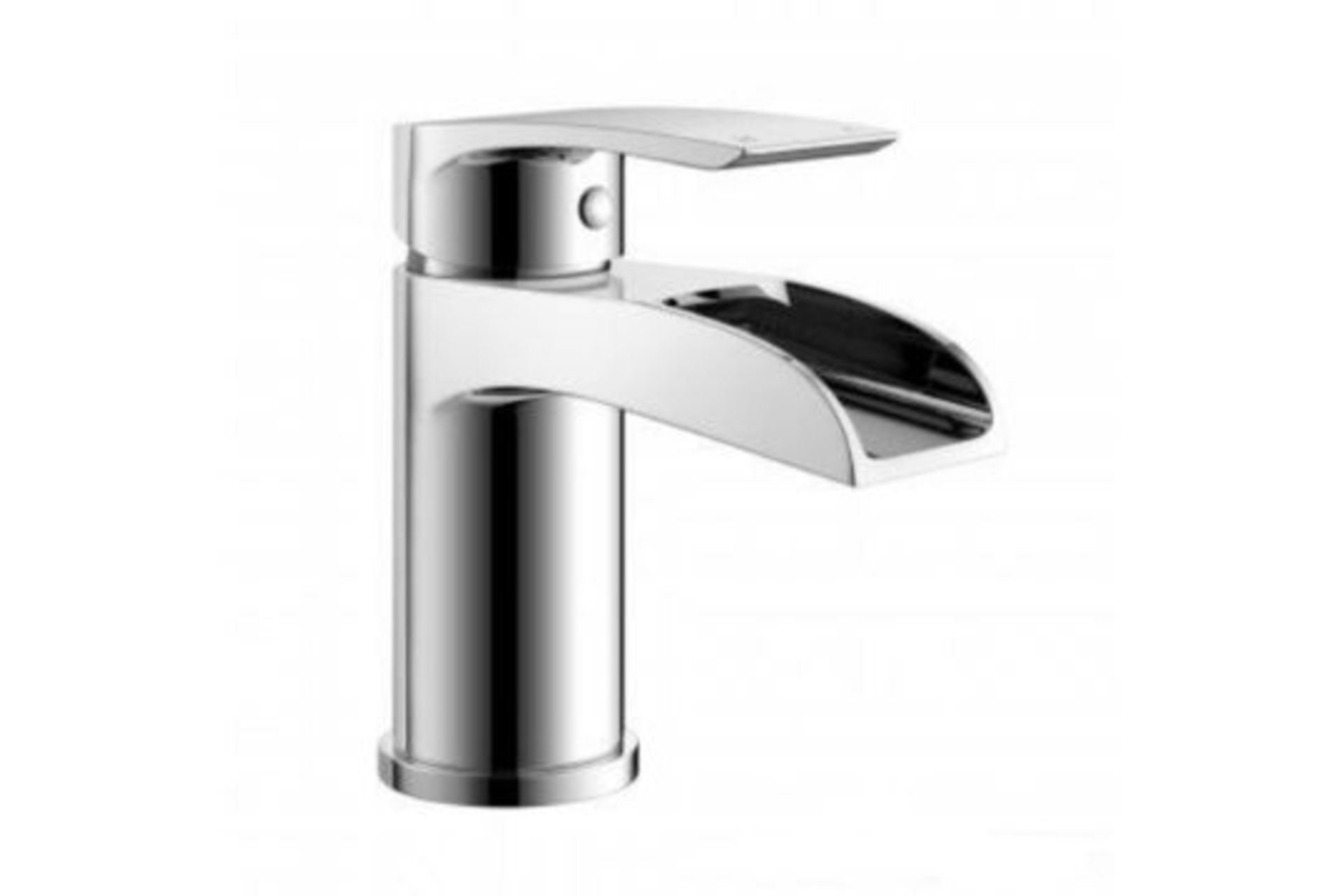 New & Boxed Avis Waterfall Basin Mixer Tap. Tb151.Chrome Plated Solid Brass Mirror Finish Lates... - Image 2 of 2