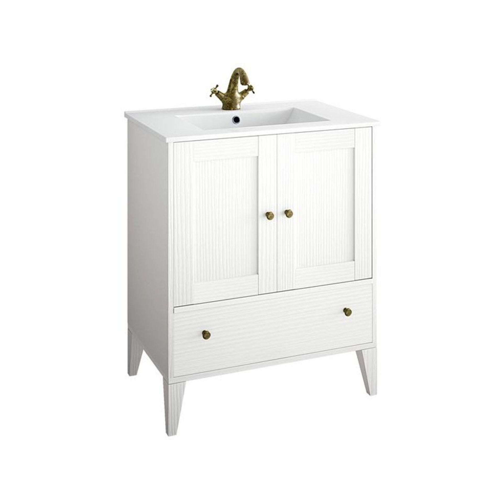 New & Boxed Croydex Chetsford Vanity Unit | Ws010822. The Croydex Chetsford Vanity Unit Is A
