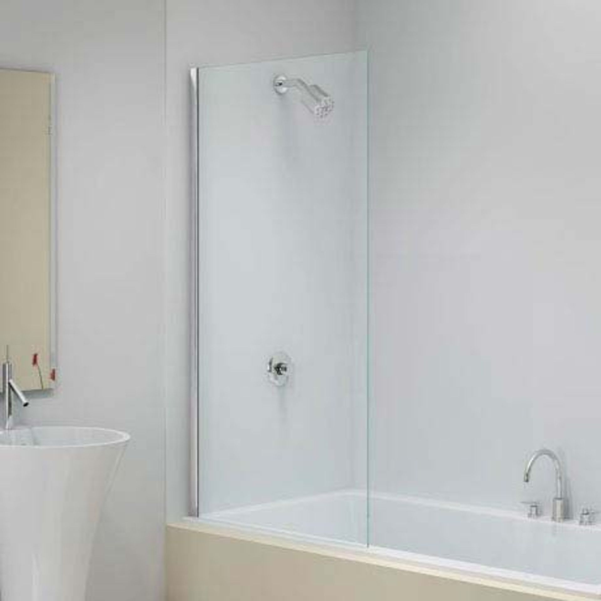 New (Z196) 1500x800mm Fixed Panel Bath Screen. New (Z196) 1500x800mm Fixed Panel Bath   New (Z196)