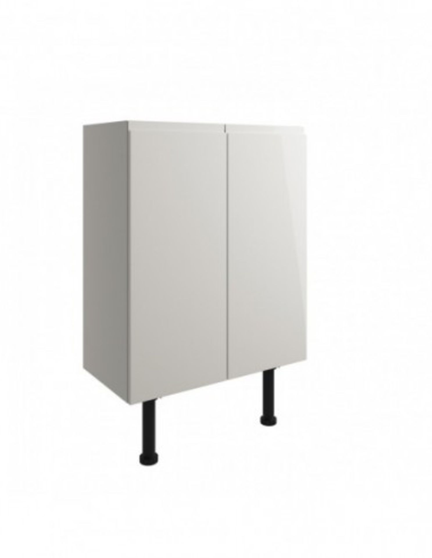 New (J22) Valesso 600mm Base/Wall Unit -Light Grey. Rrp £285.99. The Valesso Modular Furniture...