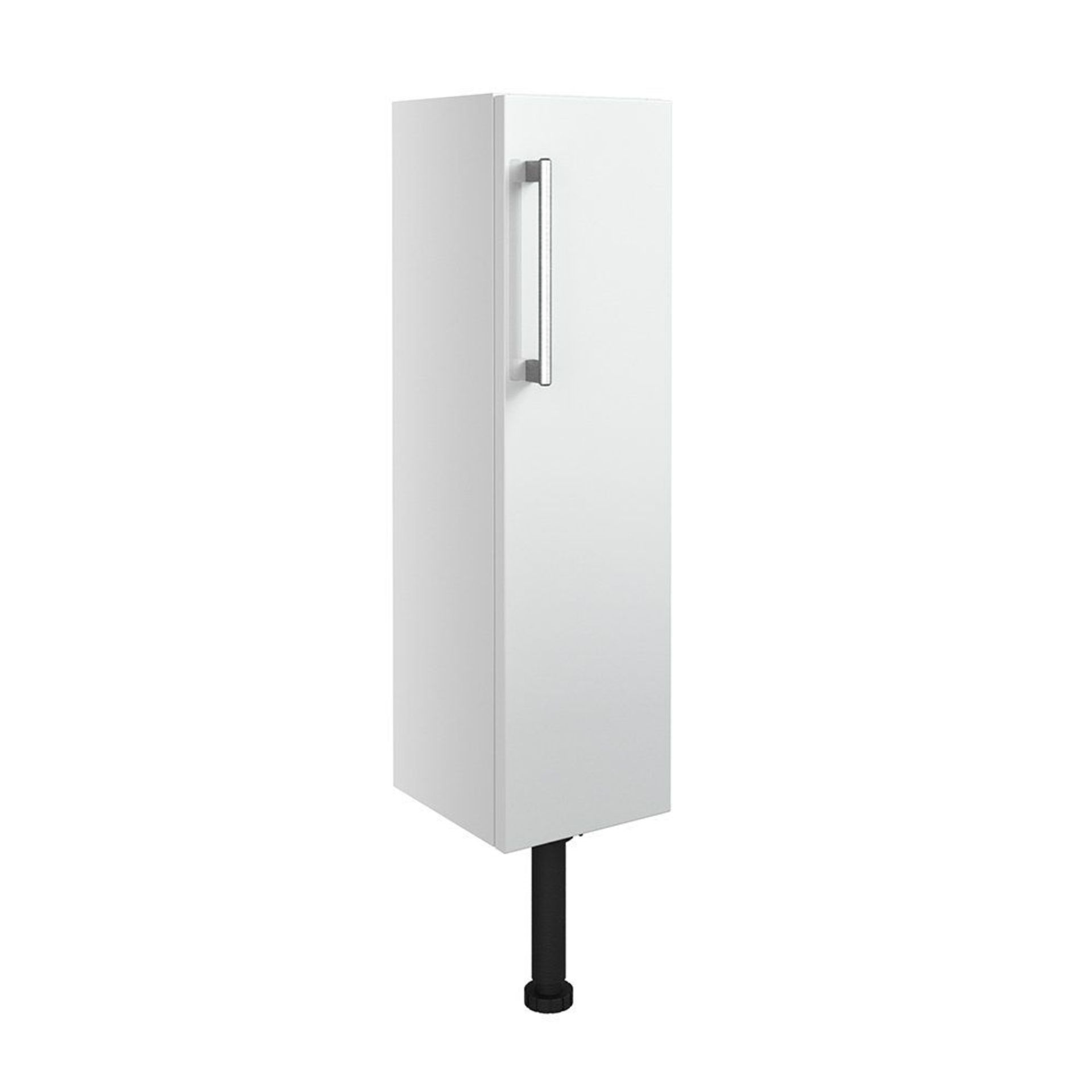 New (W236) Alba 200 mm Slim Base Unit - White Gloss RRP £310 Can Be Wall Hung, Plinth Lined