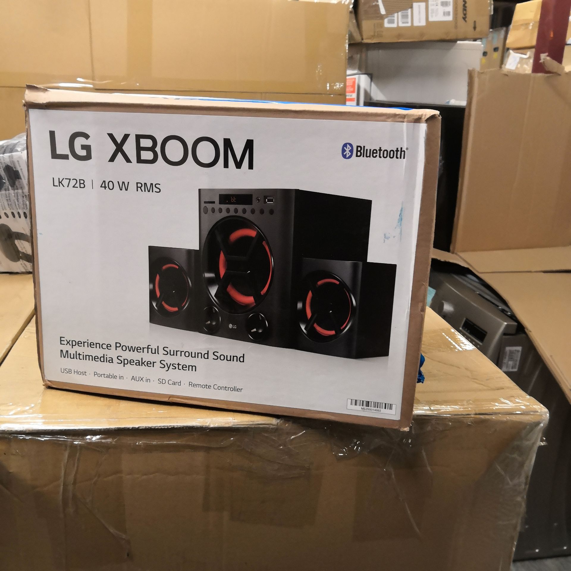 Lg xboom lk72b 2.1 bluetooth hifi system [black] 0x0x0cm rrp: £106.0